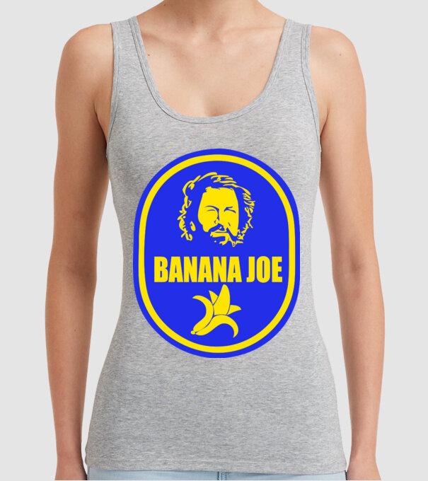 Banana Joe model gri pe tricou