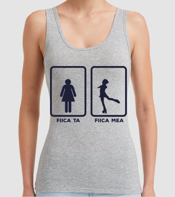 fiica ta - fiica mea model gri pe tricou
