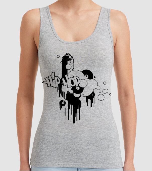 hip hop model gri pe tricou