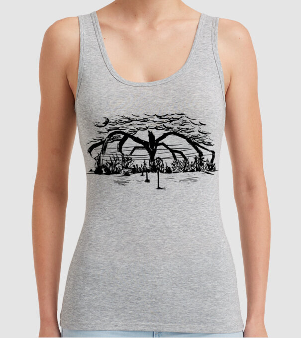 mind flayer drawing stranger things model gri pe tricou