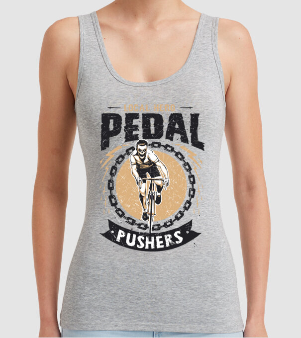 Pedal Pushers model gri pe tricou
