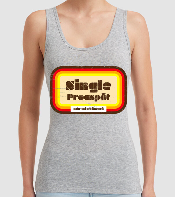 single proaspăt - adu-mi o băutură model gri pe tricou
