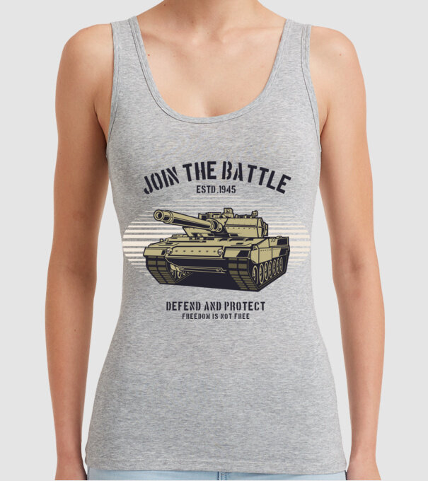 Tancuri model gri pe tricou