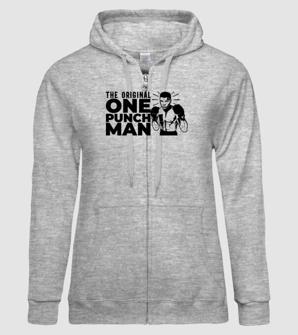 Ali the original one punch man model gri pe tricou
