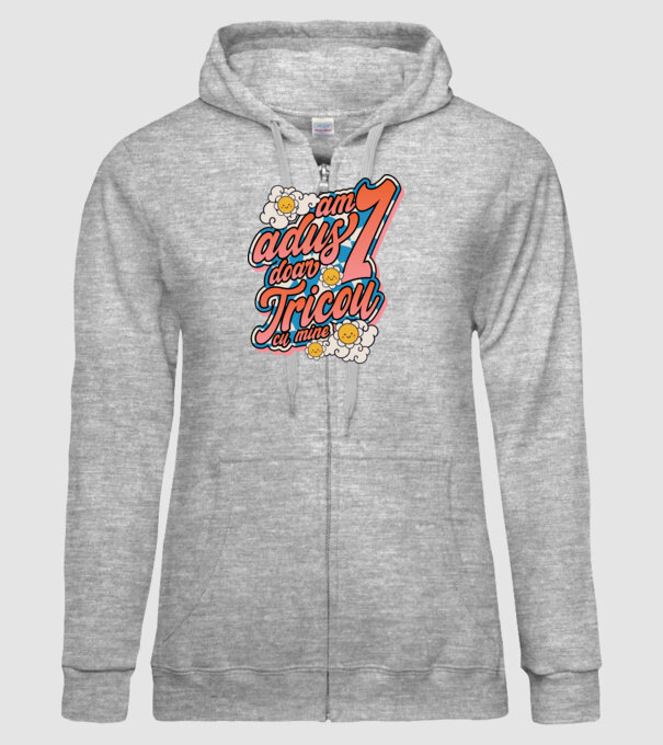 Am adus doar un tricou cu mine! model gri pe tricou
