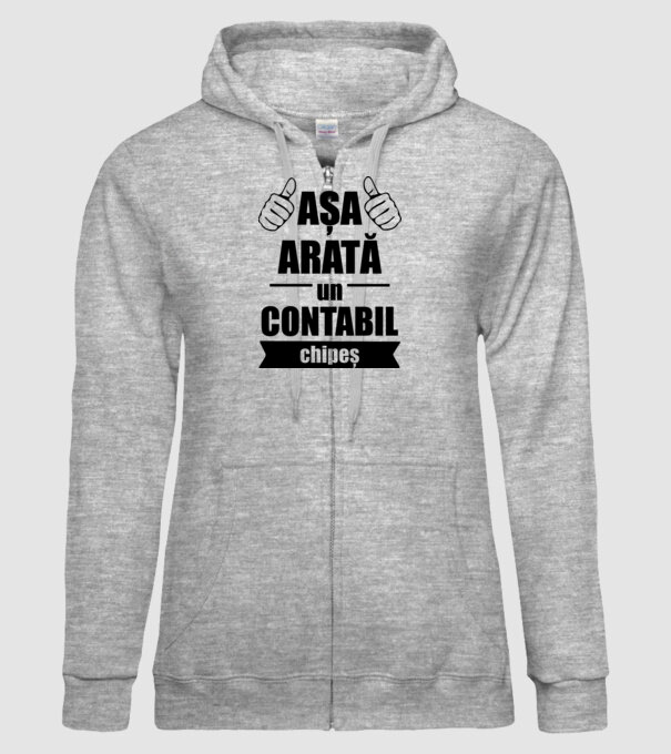 așa arată un contabil chipeș model gri pe tricou