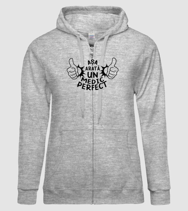 Așa arată un MEDIC perfect model gri pe tricou