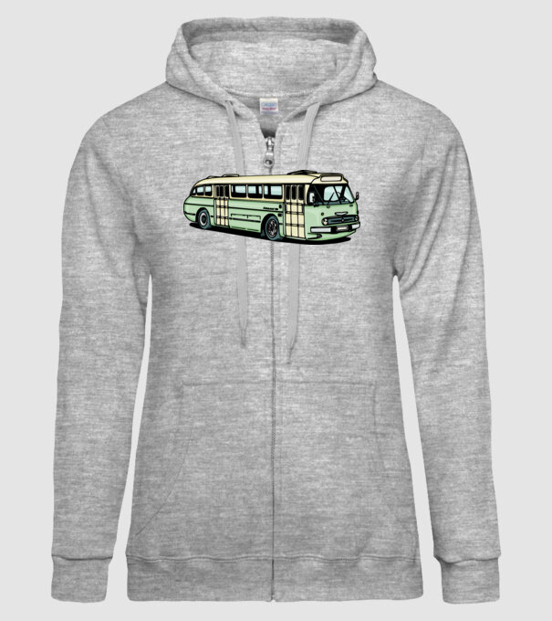 Autobuze model gri pe tricou