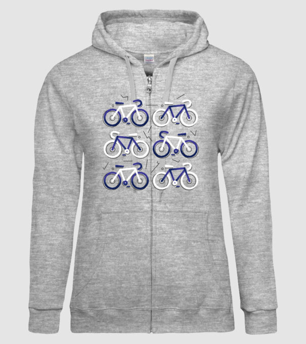 Bikes model gri pe tricou
