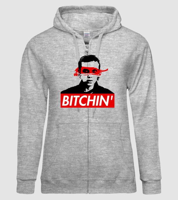 bitchin eleven model gri pe tricou