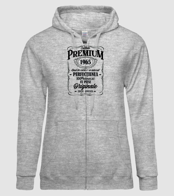 calitate premium -1965 - anul în care s-a născut - perfecțiunea - 100% unicat, cu piese originale, ediție limitată model gri pe tricou