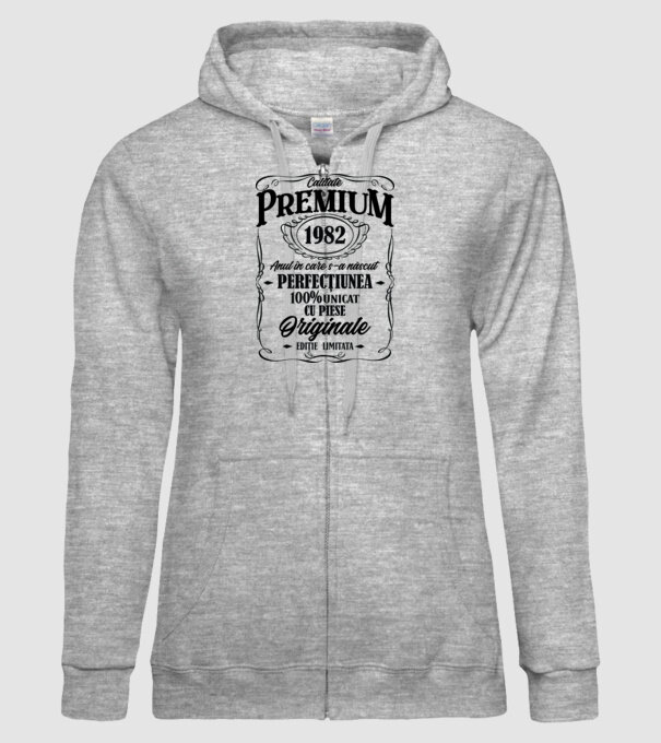 calitate premium -1982 - anul în care s-a născut - perfecțiunea - 100% unicat, cu piese originale, ediție limitată model gri pe tricou