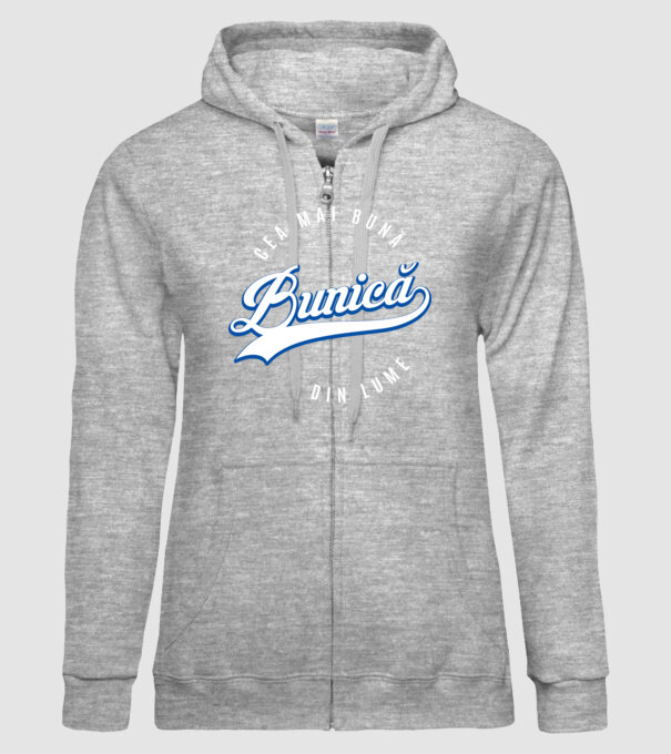 Cea mai bună BUNICĂ din lume model gri pe tricou