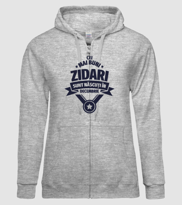 Cei mai buni zidari sunt născuți în Decembrie model gri pe tricou
