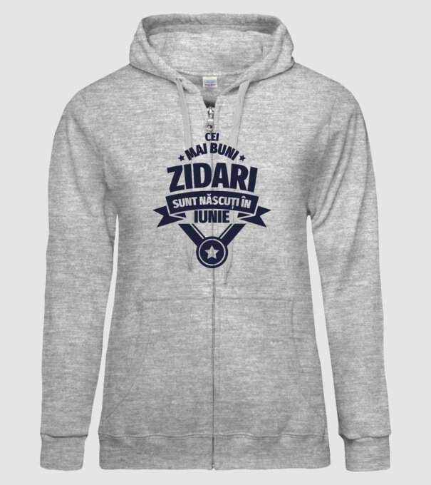 Cei mai buni zidari sunt născuți în Iunie model gri pe tricou