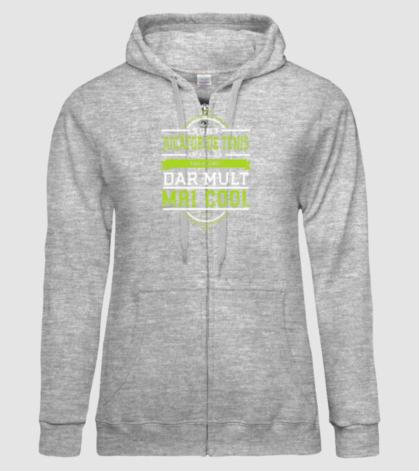 sunt jucător de tenis, la fel ca toți ceilalți, dar mult mai cool model gri pe tricou