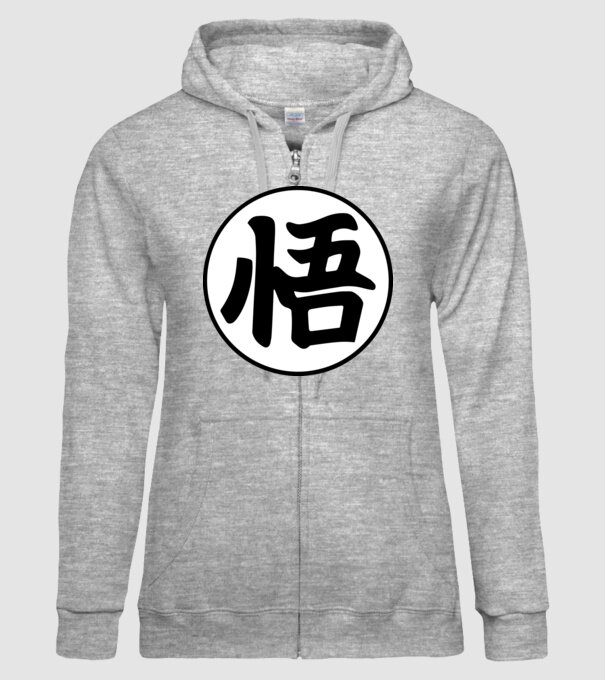 Dragonball logo model gri pe tricou