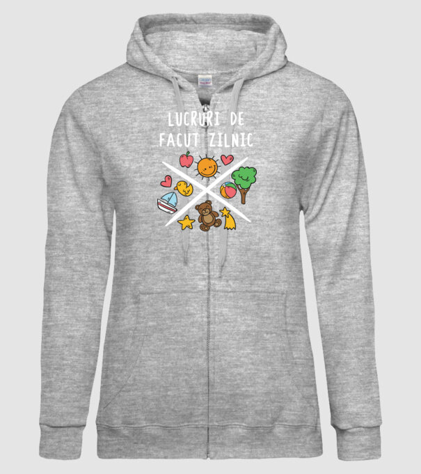 lucruri de făcut zilnic model gri pe tricou