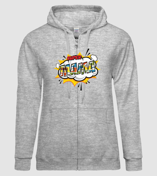 Mamă Comică model gri pe tricou