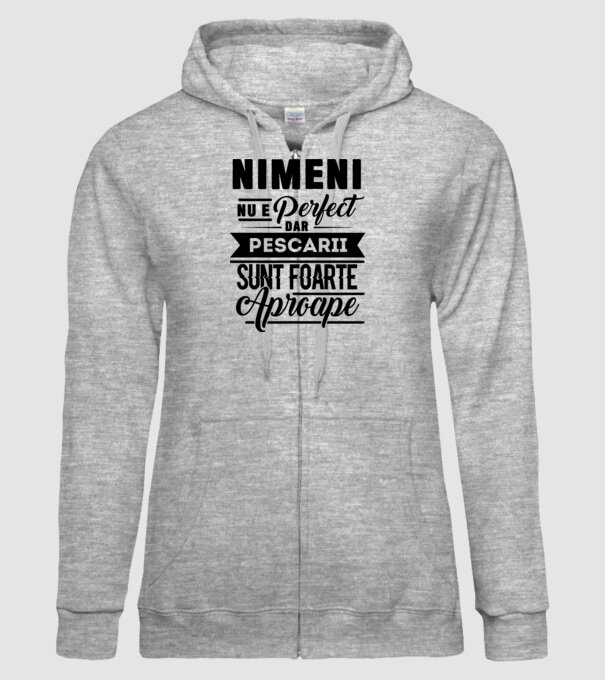 Nimeni nu e perfect, dar pescarii sunt foarte aproape model gri pe tricou