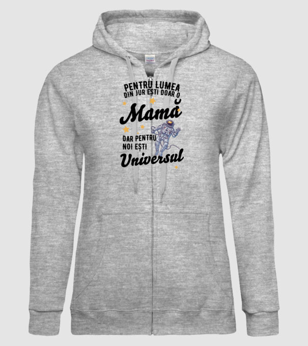 Pentru lumea din jur ești doar o mamă, dar pentru noi ești universul model gri pe tricou