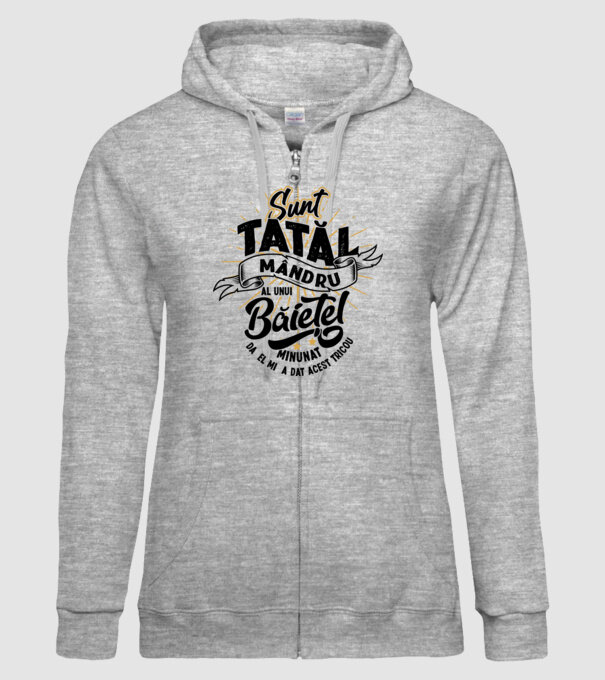 Sunt tatăl mândru al unui băiețel minunat model gri pe tricou