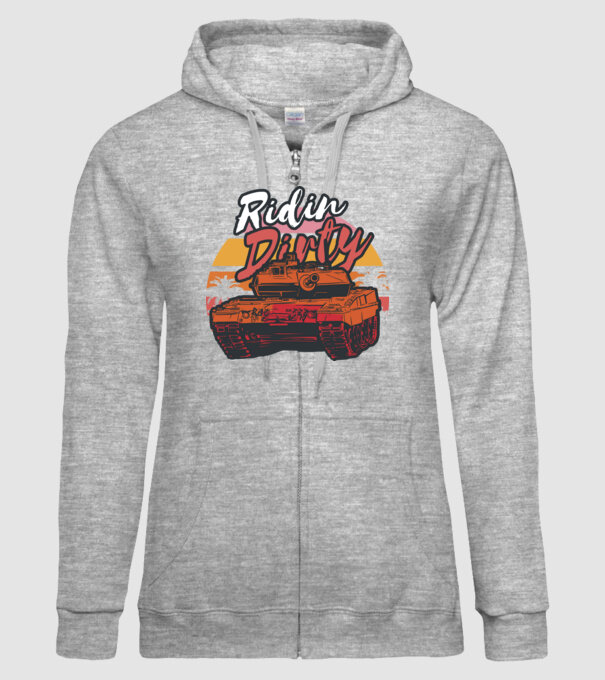 Tancuri model gri pe tricou