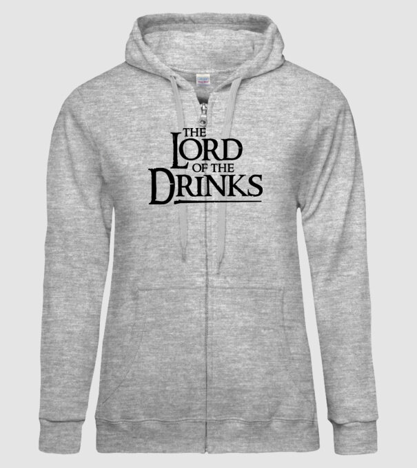 The Lord Of The Drinks model gri pe tricou