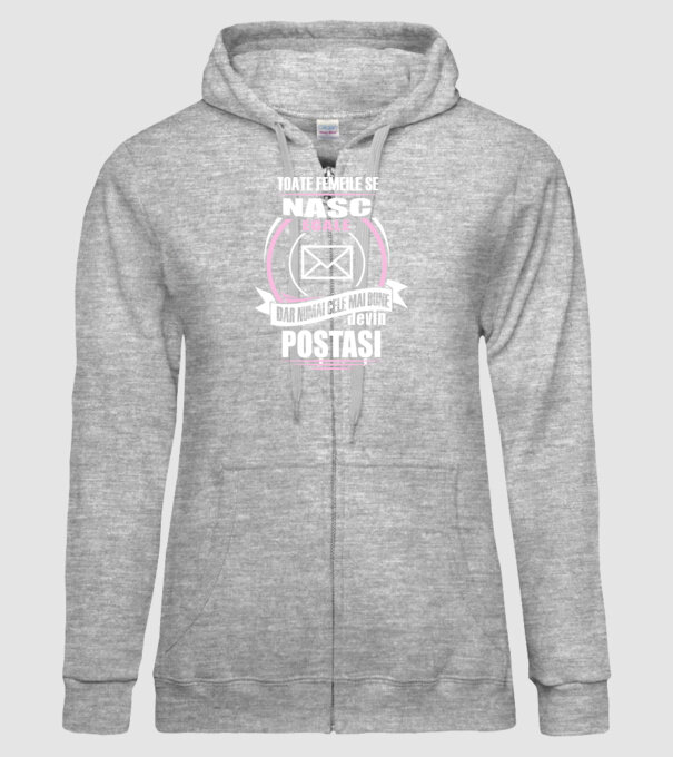 Toate femeile se nasc egale, dar numai cele mai bune devin poștași model gri pe tricou