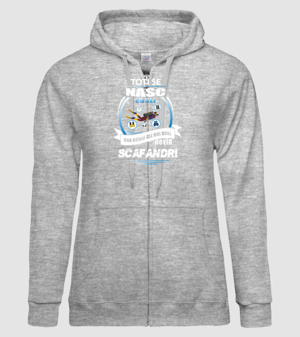 Toți se nasc egali, dar numai cei mai buni devin scafandri model gri pe tricou