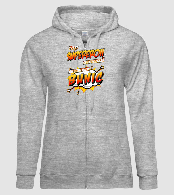 Toți supereroii se deghizează, eu sunt un bunic model gri pe tricou