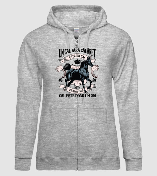 un cal fără călăreț este un cal - dar un călăreț fără cal este doar un om model gri pe tricou