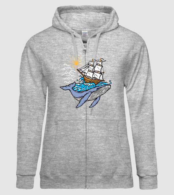 Vapoare model gri pe tricou
