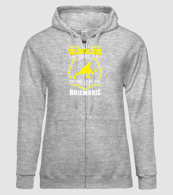 Toți voleibaliștii sunt creați egali, dar numai cei mai buni sunt născuți în noiembrie model gri pe tricou