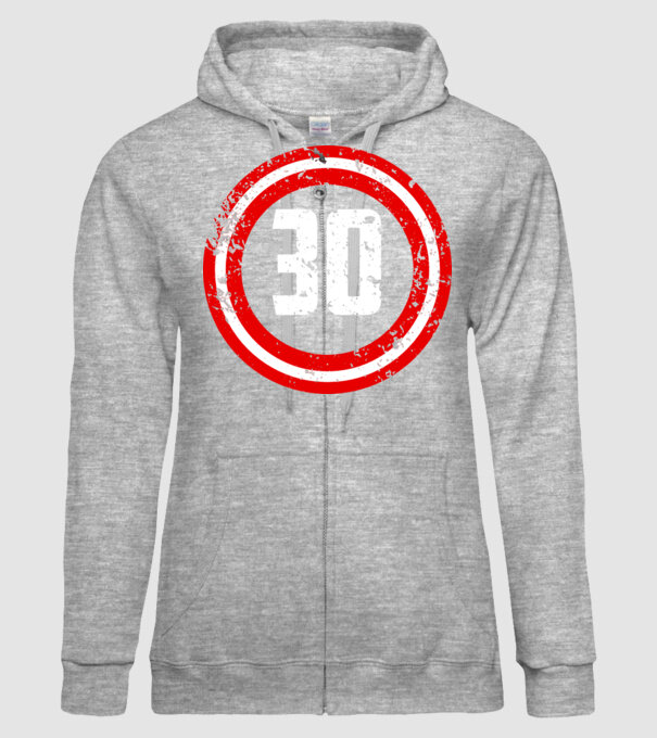 Birthday captain 30 Years old model gri pe tricou