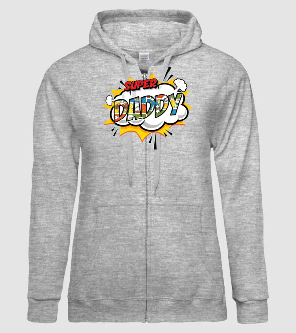 Comic Daddy model gri pe tricou