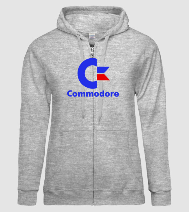 commodore 64 model gri pe tricou