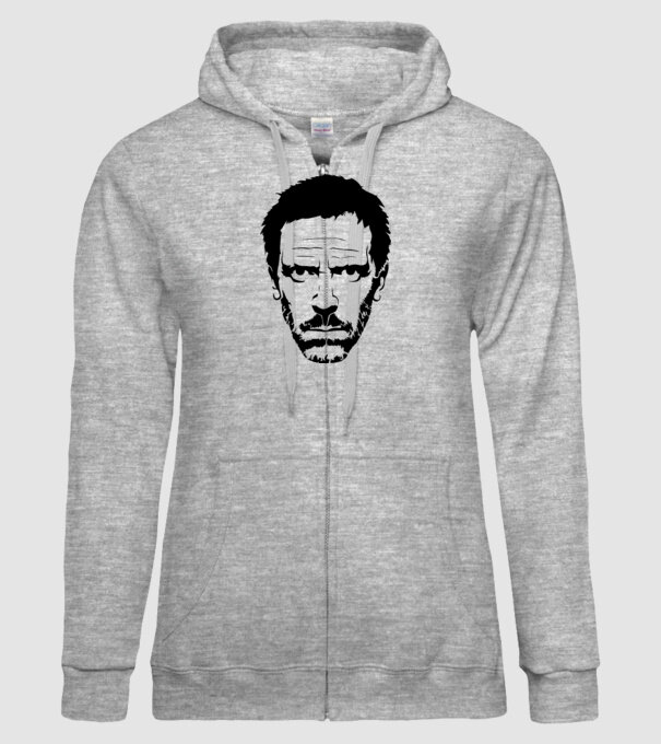dr. house model gri pe tricou