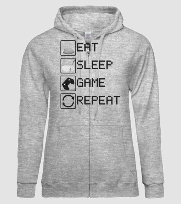 O zi de gamer model gri pe tricou