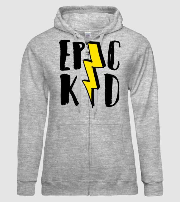 EpicKid model gri pe tricou