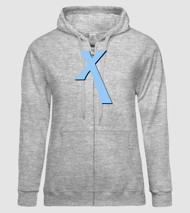 ExcaX model gri pe tricou