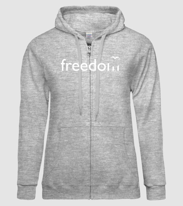 Freedom model gri pe tricou