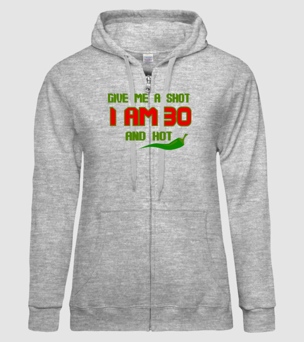 Give me a shot - 30 model gri pe tricou