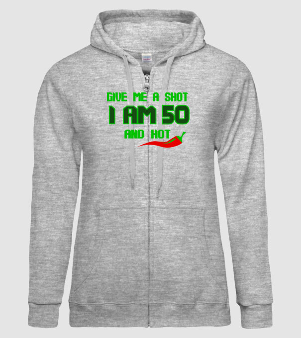 Give me a shot - 50 model gri pe tricou