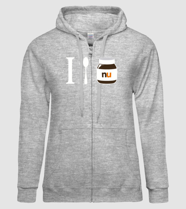 i love nutella model gri pe tricou