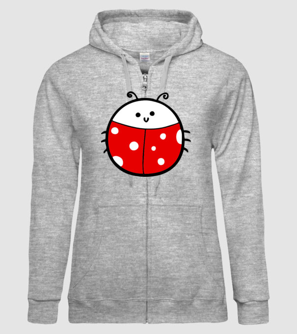 Buburuză model gri pe tricou