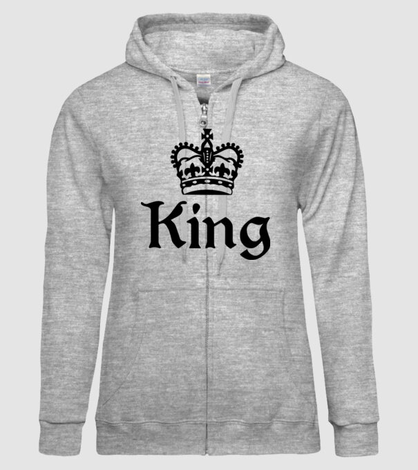 King 01 model gri pe tricou