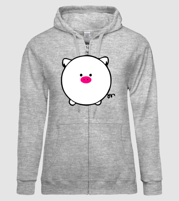 Purcel model gri pe tricou