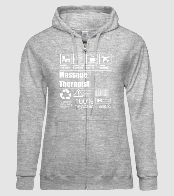 Massage teraphist model gri pe tricou