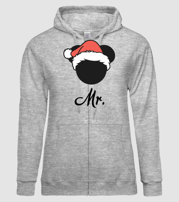 mr christmas model gri pe tricou
